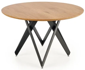 Masa de bucaterie Mozambic, stejar auriu / negru