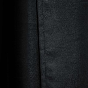 Draperie neagră din microsatin 140x240 cm Shana – douceur d'intérieur