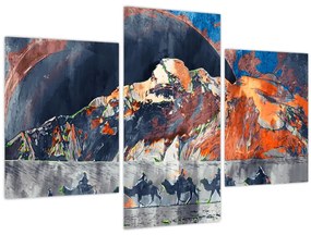 Tablou - Ilustrație de sweathouses (90x60 cm)