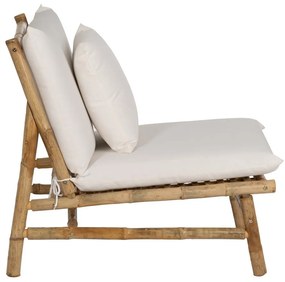 Fotoliu alb Bamboo – Ixia