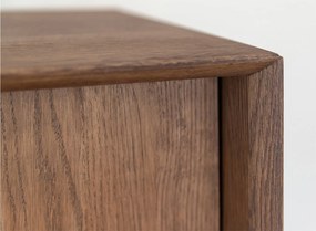Comodă stejar masiv Madison, 121 × 45 × 90 cm