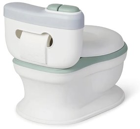Olita de tip WC, muzicala, alb si mint