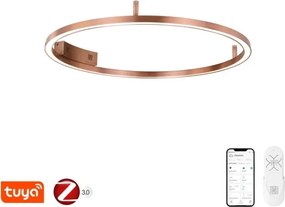 Immax NEO 07326-80C-LED Corp de iluminat de tavan dimabil FINO LED/55W/230V 80 cm Tuya aur roz + telecomandă