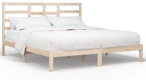 3105815 vidaXL Cadru de pat, 200x200 cm, lemn masiv