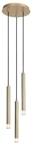 Lustra suspendata stil minimalist Ramira 3L aurie