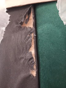 OFERTA Pat tapitat boxspring GLORIEN VELVET 160x200 cm verde inchis II. calitate