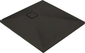Cadita de dus patrata Deante Correo din granit negru 80x80 cm
