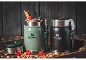 Termos negru pentru mâncare din oțel inoxidabil 400 ml Legendary Classic Black – Stanley