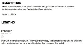 CORP DE ILUMINAT LED RGB DECORATIV MORA LAMP