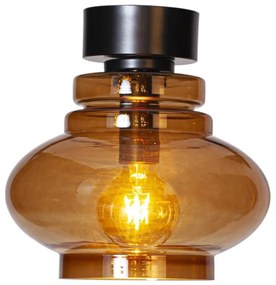 ByRydens 4202200-5512 Plafonieră DOLORES 1xE27/5W/230V Ø30cm maro/fumuriu