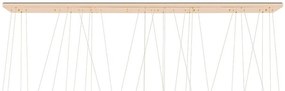 Lustra XXL suspendata LED design ambiental Ring LINE 8 auriu