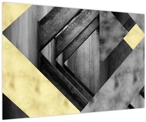 Tablou - Textura forme (90x60 cm)