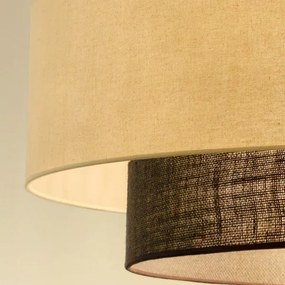 Brilagi - Lustră LED cu cablu BOHO STYLE, 3xE27/15W/230V, Ø 80 cm, crem/maro