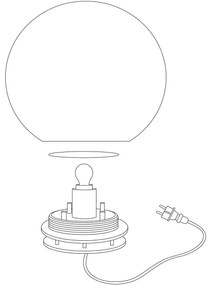 Eglo 98105 - Lampă LED RGBW exterior MONTEROLO-C 1x9W/230V IP65 Ø300