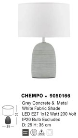 Veioza/Lampa de masa design decorativ CHEMPO