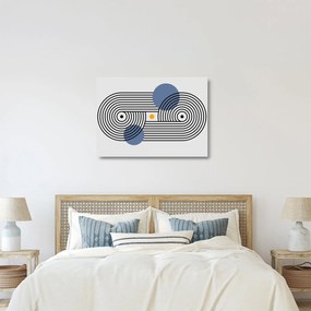 Tablou pe sticlă - Abstracție minimalistă N⁰3 (70x50 cm)