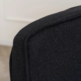 JAKS Fotoliu extensibil Bart 2 negru
