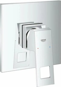Baterie dus incastrata Grohe Eurocube crom lucios