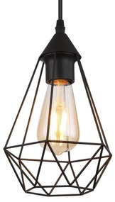 Lustră pe cablu Globo 15745H ZACHARY 1xE27/60W/230V d. 17 cm