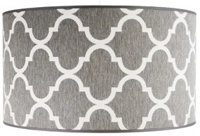 Lustră pe cablu Duolla MAROKO 1xE27/40W/230V d. 45 cm gri/alb