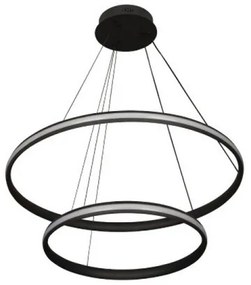 Lustră LED reglabilă suspendată pe cablu, 90W/230V, 3000-6500K, Ø 60 cm, cu telecomandă