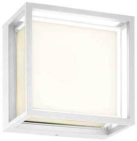 Plafoniera LED iluminat exterior modern IP65 CHAMONIX alba