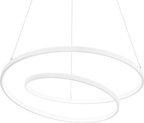 Ideal Lux - Lustra LED dimabilă suspendată pe cablu OZ LED/55W/230V Ø 80 cm CRI 90 alb