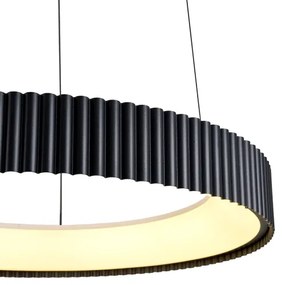 Brilagi - Lustra suspendată pe cablu LED dimabilă FALCON MODERN LED/30W/230V 40 cm negru + telecomandă