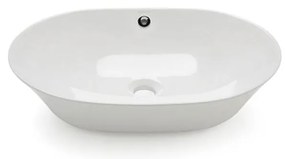 Bathco 4038 - Lavoar pentru blat TOULOUSE 59x42 cm, porțelan/alb