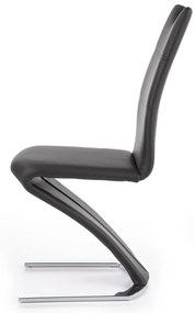 Scaun K188 piele ecologica negru