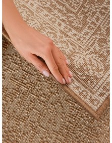 Covor tip traversă pentru interior și exterior bej/fildeș 80x250 cm Duet Kona – NORTHRUGS
