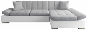 Colțar Miami 138 Cutie de pat, 278x151x76cm, 134 kg, Picioare: Plastic