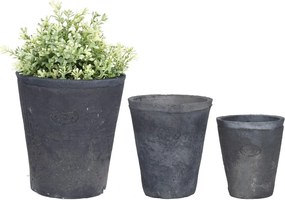 Ghivece 3 buc. din teracotă ø 10 cm – Esschert Design