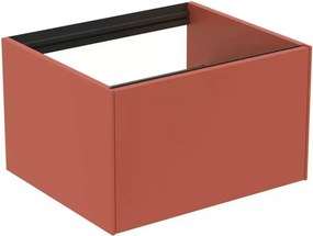 Dulap baza suspendat Ideal Standard Atelier Conca rosu - oranj mat 1 sertar 60 cm
