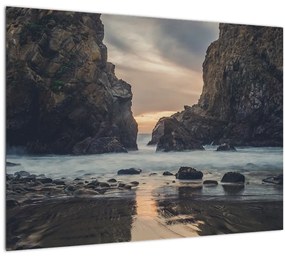 Tablou pe sticlă - În amurg (70x50 cm)