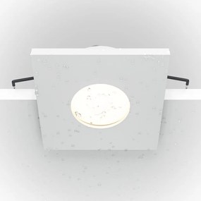 Spot incastrabil design tehnic IP65 Stark alb 8,4x8,4cm