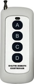 Plafonieră cu cristale LED SAMOA LED/30W/230V Ø 40 cm crom lucios + telecomandă