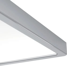 Eglo 901767 - Plafonieră LED FUEVA pentru baie, 13 W, 230 V, 29 x 29 cm, IP44, crom