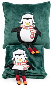 Pătură de Crăciun 4Home Pinguin, 150 x 200 cm