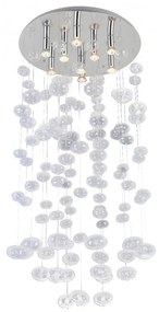 Lustra XL moderna design deosebit 60cm Luvia clar
