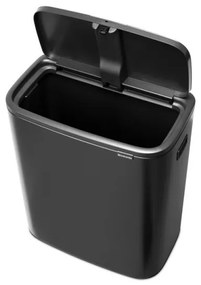 Cos de gunoi Brabantia Bo Touch 1008858, 60 L, Deschidere lina si silentioasa, Deschidere mare, Gri