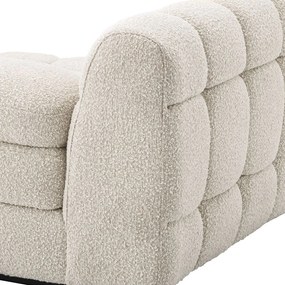 Canapea, Modul dreapta design elegant LUX Dean right, boucle crem 115517 HZ