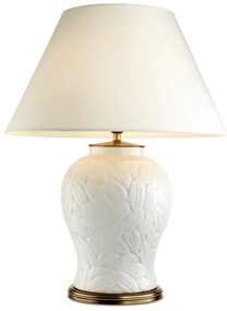Veioza eleganta design LUX din ceramica, Cyprus alb 110952 HZ
