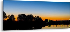 Tablou cu apus de soare (120x50 cm)