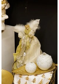 Decorațiune de Crăciun 41 cm înger auriu