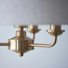 Lustră pe lanț Endon 110723 HIGHCLERE 3xE14/40W/230V bej/alamă