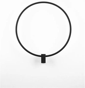 Aplica de perete circulara LED CCT CERCIO 50cm negru
