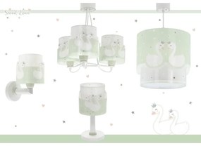 Lampă pentru copii SWEET LOVE 1xE14/40W/230V verde Dalber 61711H
