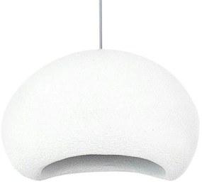 Lustra suspendata design decorativ Cloud alb 40cm