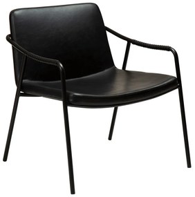 Fotoliu din piele artificială DAN-FORM Denmark Boto, negru